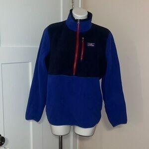 LLBEAN Sherpa quarter zip